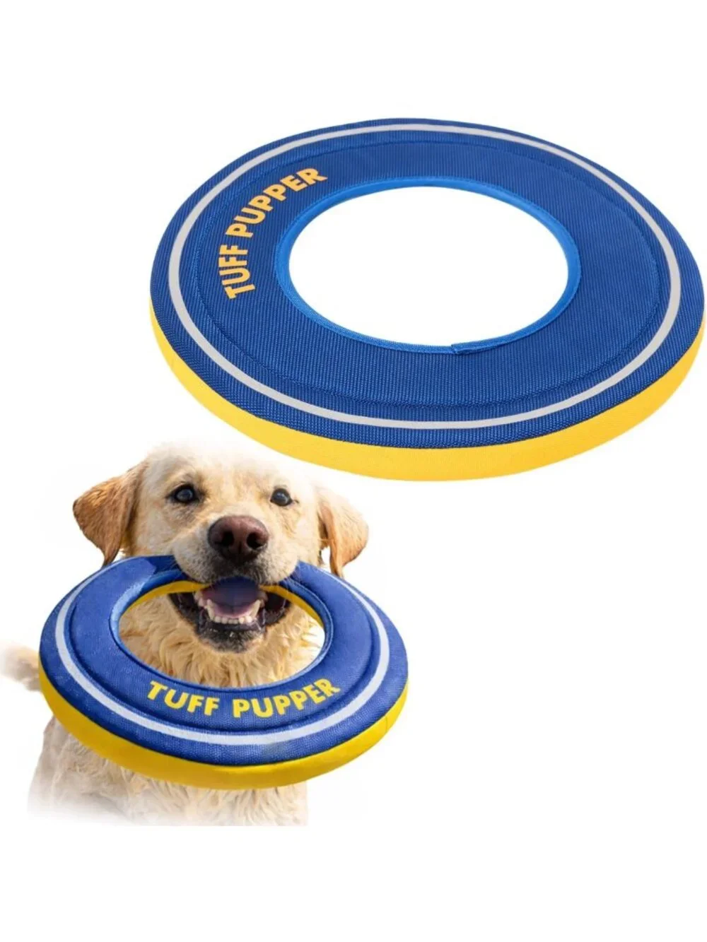 Floating Dog Frisbee Toy | Soft Foam Fetch Disc for Water & Snow Play | Gentle